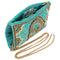 Mary Frances Moroccan Days Purse Crossbody Phone Bag Handbag Aqua Blue Multi NEW