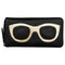 ILI New York Leather Eyeglass Case Zip Glasses Wallet Flamingo Pink Aqua Blue NEW