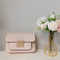 Michael Kors Sloan Large Quilted Leather Shoulder Hand Bag Purse Ballet Pink New