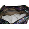 Brahmin Elaine Visionary Melbourne Satchel Leather Purple Floral Handbag Bag New