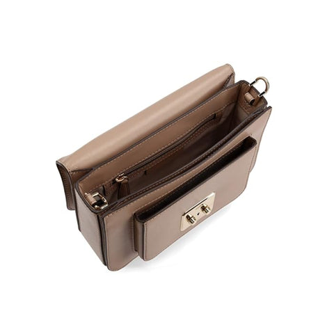 Michael Kors Sloan Large Shoulder Bag Leather Handbag Purse Ballet Pink Gold NEW