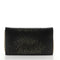 Salvatore Ferragamo Nero Crossbody Black Gold Glitter Leather Handbag Purse New