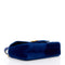 Gucci Velvet Matelasse Small GG Marmont Shoulder Bag Cobalt Blue Gold Handbag NEW