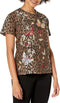 Johnny Was Penelope Shirt Leopard Brown Top Butterfly Tee Short Embroidery NEW