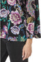 Johnny Was Janie Favorite Camino Sera Kimono Pink Floral Tee Shirt Black Top NEW