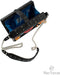 Mary Frances Day of the Dead Crossbody Beaded Handbag Embroidered Heart Bag Purse Blue NEW