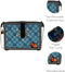 Mary Frances Day of the Dead Crossbody Beaded Handbag Embroidered Heart Bag Purse Blue NEW