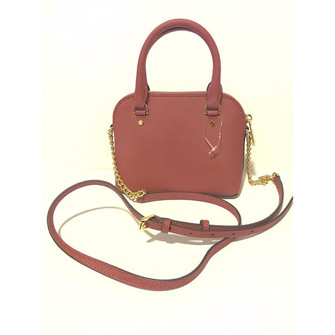 Michael Kors Cindy Mini Crossbody Bag Tulip Pink Leather Bag Handbag Purse New