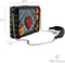 Mary Frances Day of the Dead Crossbody Beaded Handbag Embroidered Heart Bag Purse Blue NEW