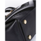 Michael Kors Selma Chevron Satchel Black Leather Tote Top Handle Handbag Bag New