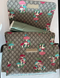 Gucci Supreme Mushroom Canvas Baby Diaper Changing Bag Italy Handbag New