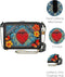 Mary Frances Day of the Dead Crossbody Beaded Handbag Embroidered Heart Bag Purse Blue NEW