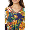 Johnny Was Kimbra Favorite Long Shirt Flared Swing Tee Floral Yellow Top XL NEW