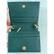 Gucci Zumi Chain Mini Bag Vintage Green Leather Card Case Gold Italy Handbag NEW