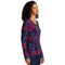Johnny Was Janie Favorite Aphaia Long Swing Tee Floral Shirt Blue Pink Top NEW