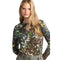 Johnny Was Janie Favorite Ash Bird Keyhole Top Long Floral Animal Black Brown Tee Shirt NEW