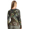 Johnny Was Ash Bird Leopard Cotton Zip Up Jacket Hoodie Sweatshirt Black Brown Top NEW