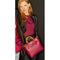Burberry Baby Triple Stud Leather Belt Tote Bag Top Handle Black Handbag NEW