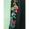 Johnny Was Belina Slit Sleeve Tee Cotton Embroidered Floral Shirt Black Top NEW
