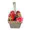 Mary Frances Berry Beautiful Top Handle Red Flowers Beaded Bag Strawberry Basket Handbag Purse NEW