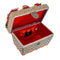Mary Frances Berry Beautiful Top Handle Red Flowers Beaded Bag Strawberry Basket Handbag Purse NEW