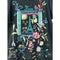 Johnny Was Paris Crew Tee Short Floral Embroidered Cotton Shirt Black Top NEW