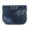 Mary Frances Navy Blue Alchemy Butterfly Crossbody Beaded Bag Floral Handbag Denim Purse NEW