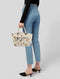 Coach Prairie Satchel Floral Print Leather Bag Chalk White Handbag Purse NEW