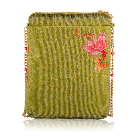 Mary Frances Endless Summer Mini Crossbody Handbag Palm Tree Bag Green Purse NEW