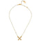French Kande Micro Peruvian Opal Necklace French Kiss 24K Gold Plate Necklace NEW