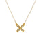 French Kande Micro Peruvian Opal Necklace French Kiss 24K Gold Plate Necklace NEW