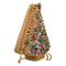 Mary Frances Glittering Joy Christmas Tree Zip Handbag Holiday Gold Bag Purse NEW