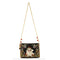 Mary Frances Holiday Magic Santa Beaded Zip Christmas Handbag Bag Black Purse NEW