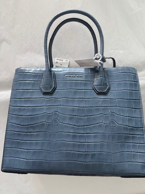 MICHAEL Michael Kors Studio Mercer Crocodile-Embossed Convertible Tote