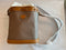 GUCCI GG Disney X Mickey Mouse Print Bucket Leather Tan Brown Italy Bag Mini NEW