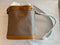 GUCCI GG Disney X Mickey Mouse Print Bucket Leather Tan Brown Italy Bag Mini NEW
