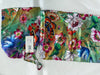 Johnny Was Decklyn Pillowcase Silk Home Lounge Floral Green Flowers 1 Bag New