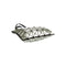 Bao Bao Issey Miyake Platinum Silver Handbag Metallic Rubber Tote Bag NEW
