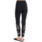 Johnny Was Karime Legging Cotton Floral Embroidery Soft Leggings Pants Black NEW