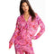 Johnny Was Carly Lobelia Pj Set Long Floral Home Lounge Sleepwear Pink 2 pc NEW