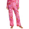 Johnny Was Carly Lobelia Pj Set Long Floral Home Lounge Sleepwear Pink 2 pc NEW