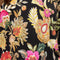 Johnny Was Janie Favorite Lowri Long Flute Sleeve Tee Floral Shirt Black Top NEW