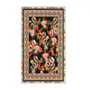 Johnny Was Levi Cozy Travel Blanket Reversible Dragon Flowers Lounge Black NEW