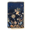 Mary Frances Fairy Dust Floral Blue Gold Beaded Zip Phone Bag Handbag Purse NEW