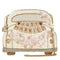 Mary Frances Just Married Beaded Car Zip Handbag Wedding Bag Ivory Gold Purse NEW