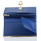 Salvatore Ferragamo Gancini Icona Vitello Continental Blue Wallet Purse Bag New