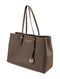 Michael Kors Jet Set Travel Medium Tote Brown Crossbody Handbag Bag Purse New