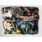Johnny Was Monarch Cozy Travel Blanket Reversible Floral Lounge Black Green NEW