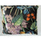 Johnny Was Monarch Cozy Travel Blanket Reversible Floral Lounge Black Green NEW
