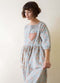 Magnolia Pearl Dress 774 Block Print Watson Cotton Dress Enchant Floral Gray NEW